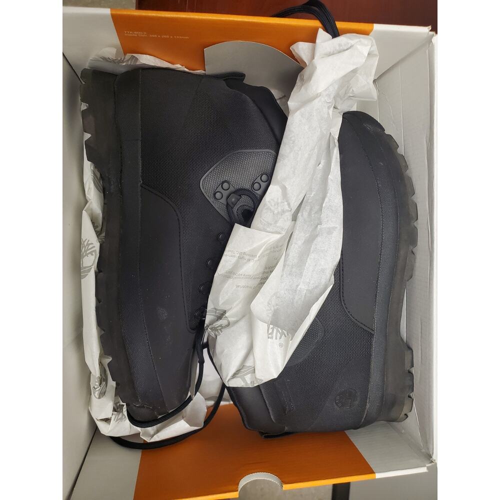 Timberland Euro Hiker Shell Toe Hiker Boots Black Men’s US 11 M Lace-Up - Picture 4 of 11